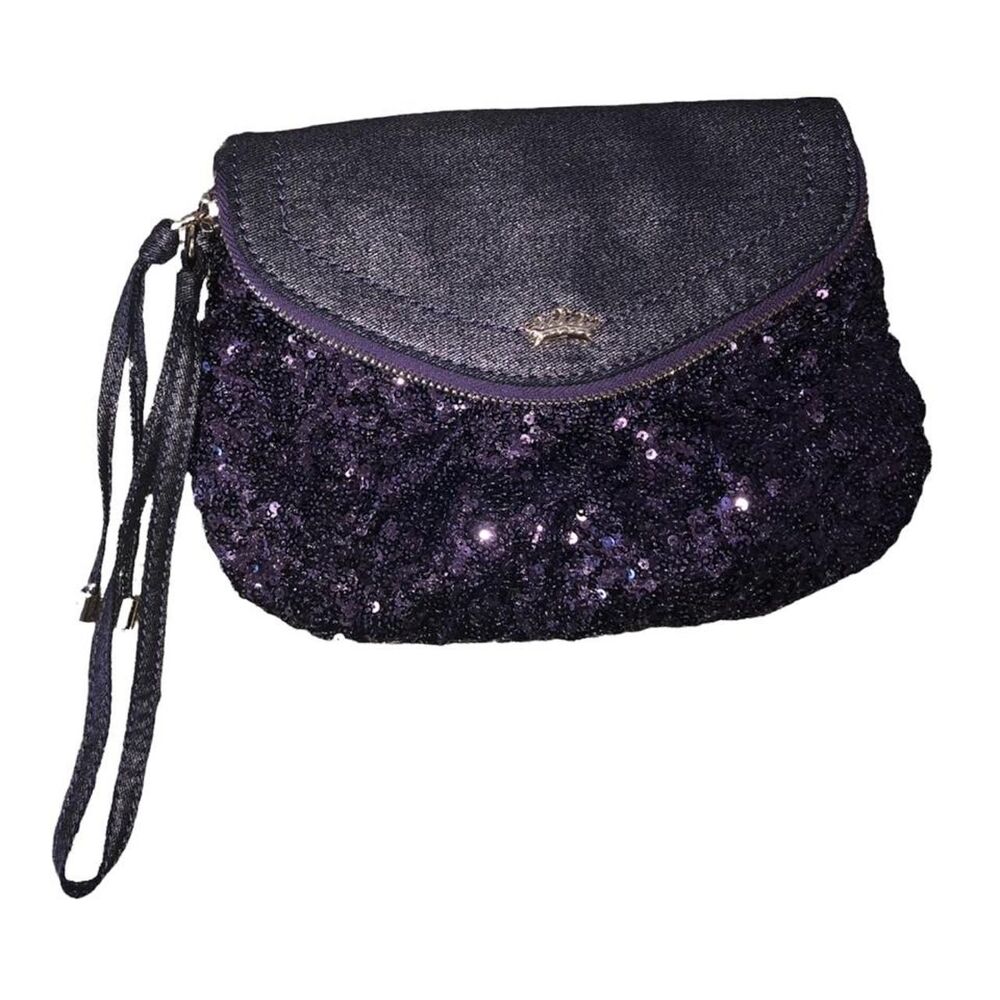 Juicy-couture Women's Purple and Gold Wallet-purses